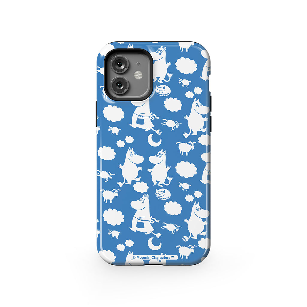 Moomins In The Clouds Apple iPhone Tough Case
