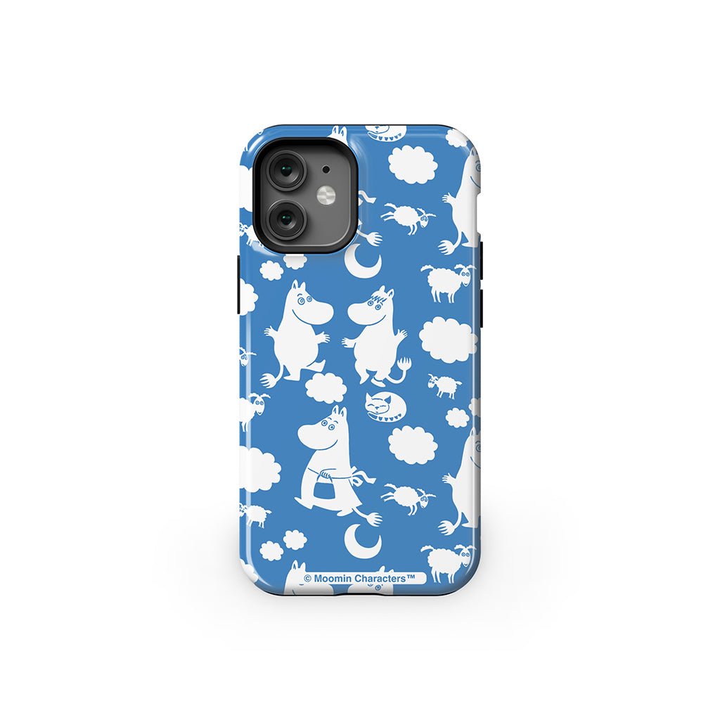 Moomins In The Clouds Apple iPhone Tough Case