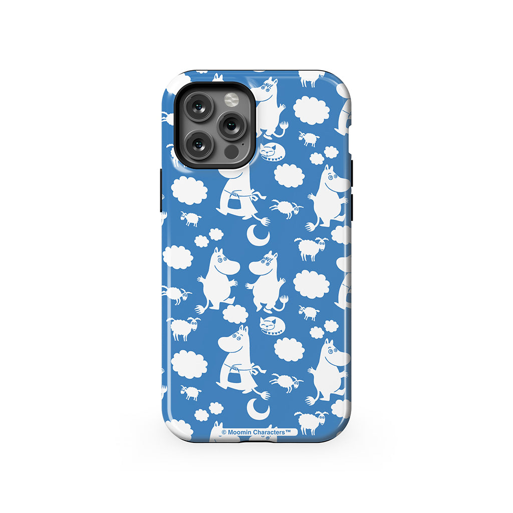 Moomins In The Clouds Apple iPhone Tough Case