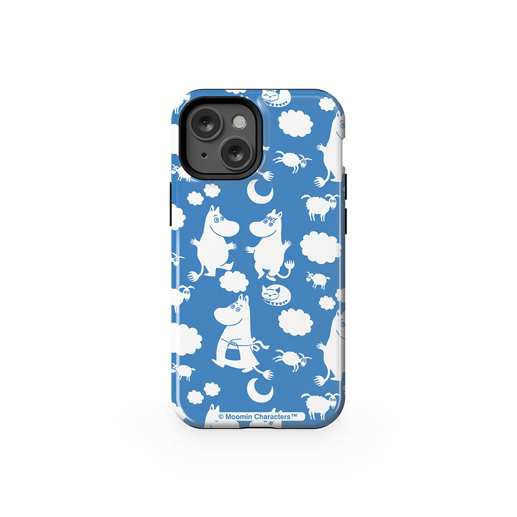 Moomins In The Clouds Apple iPhone Tough Case