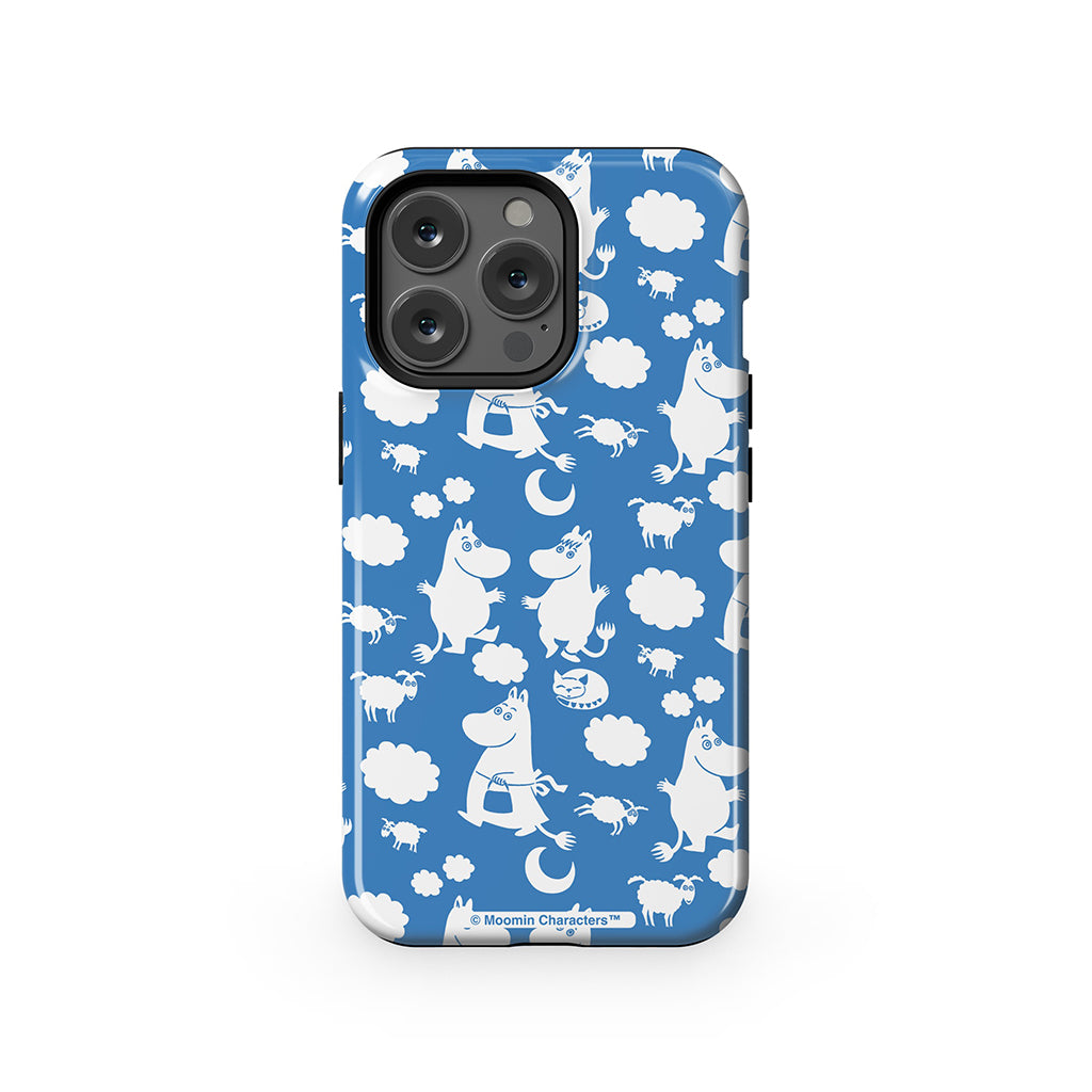 Moomins In The Clouds Apple iPhone Tough Case