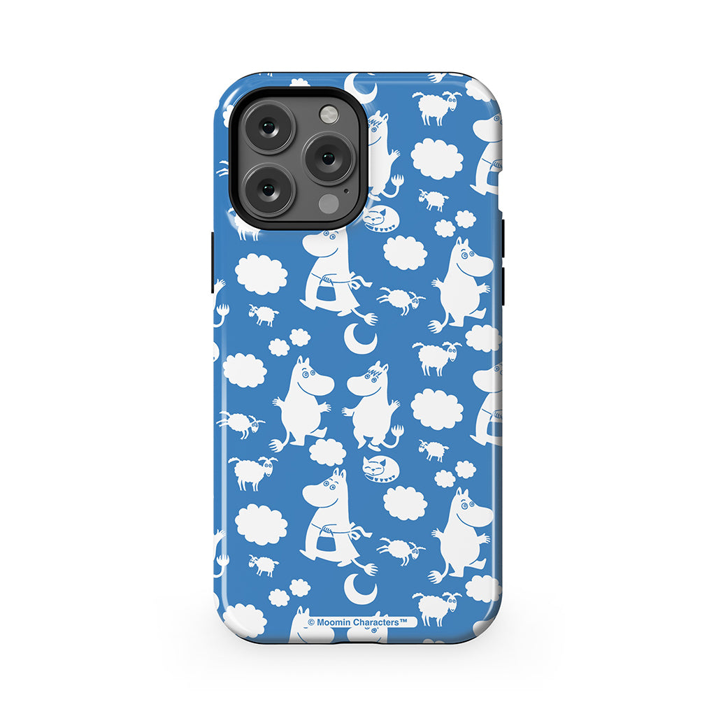 Moomins In The Clouds Apple iPhone Tough Case