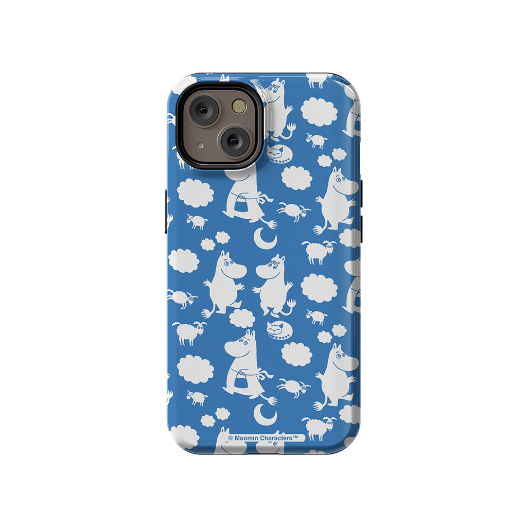 Moomins In The Clouds Apple iPhone Tough Case