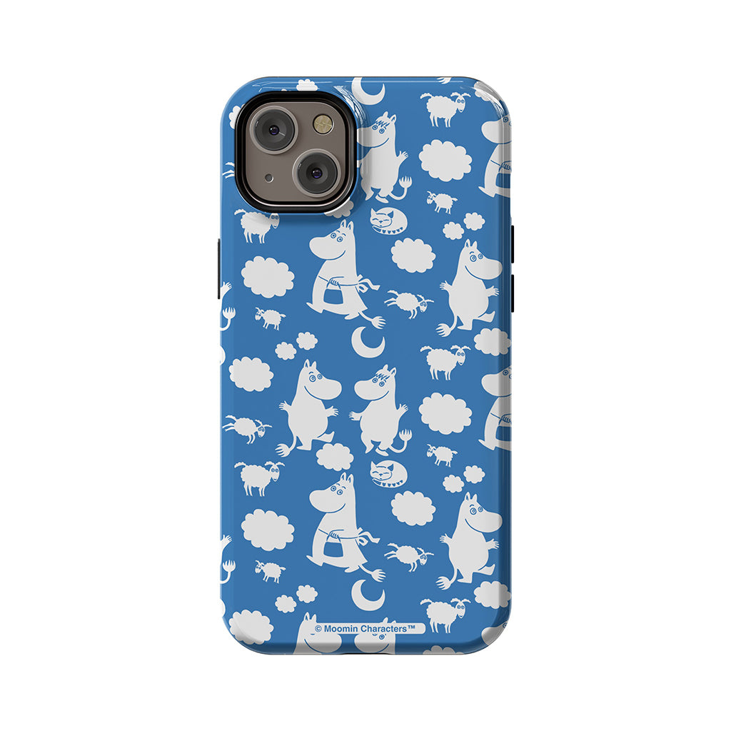 Moomins In The Clouds Apple iPhone Tough Case