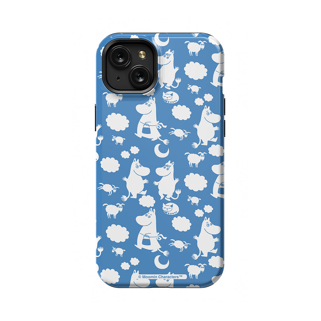 Moomins In The Clouds Apple iPhone Tough Case