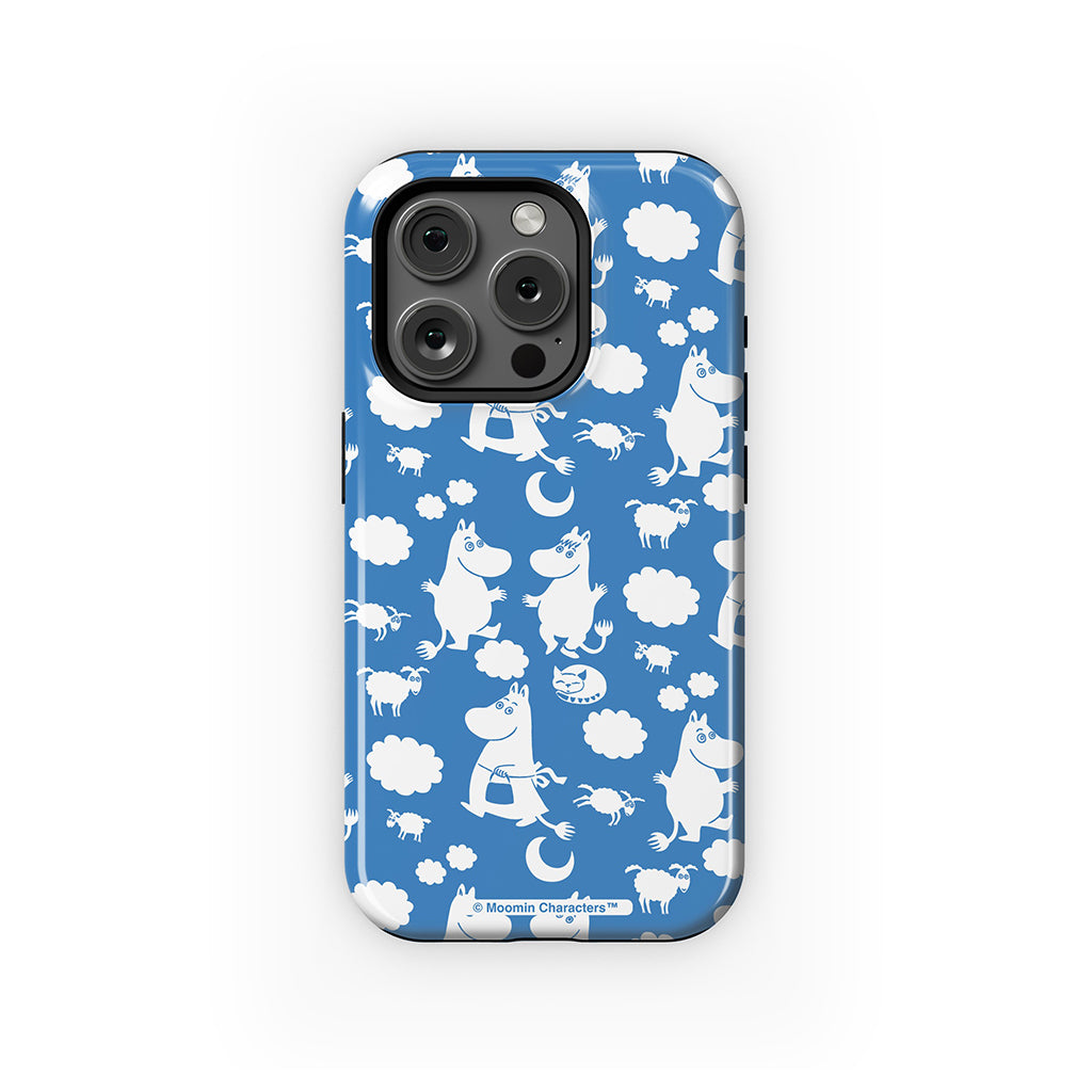 Moomins In The Clouds Apple iPhone Tough Case