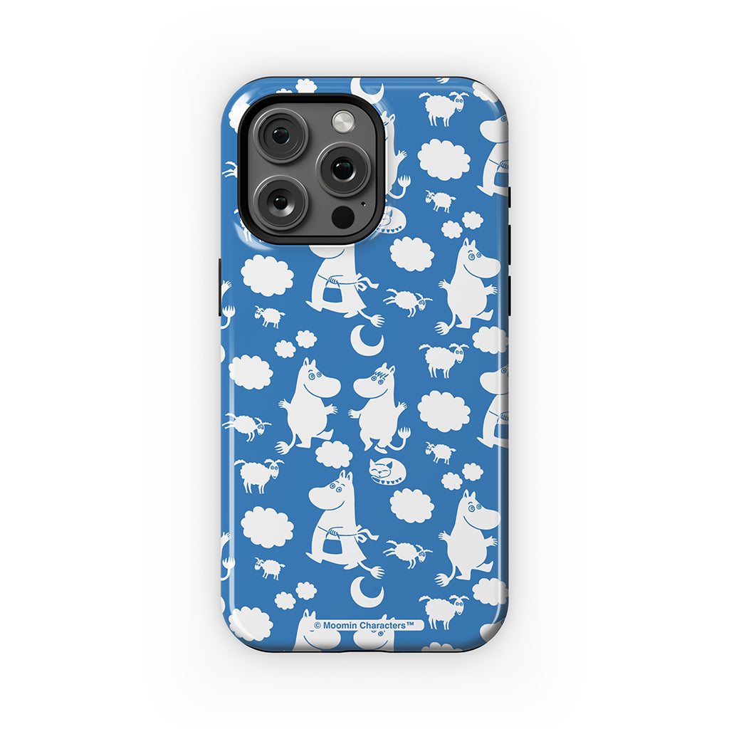 Moomins In The Clouds Apple iPhone Tough Case