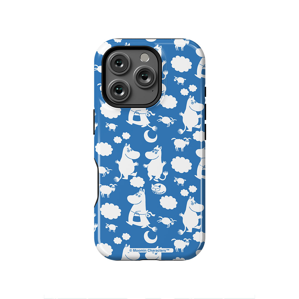 Moomins In The Clouds Apple iPhone Tough Case