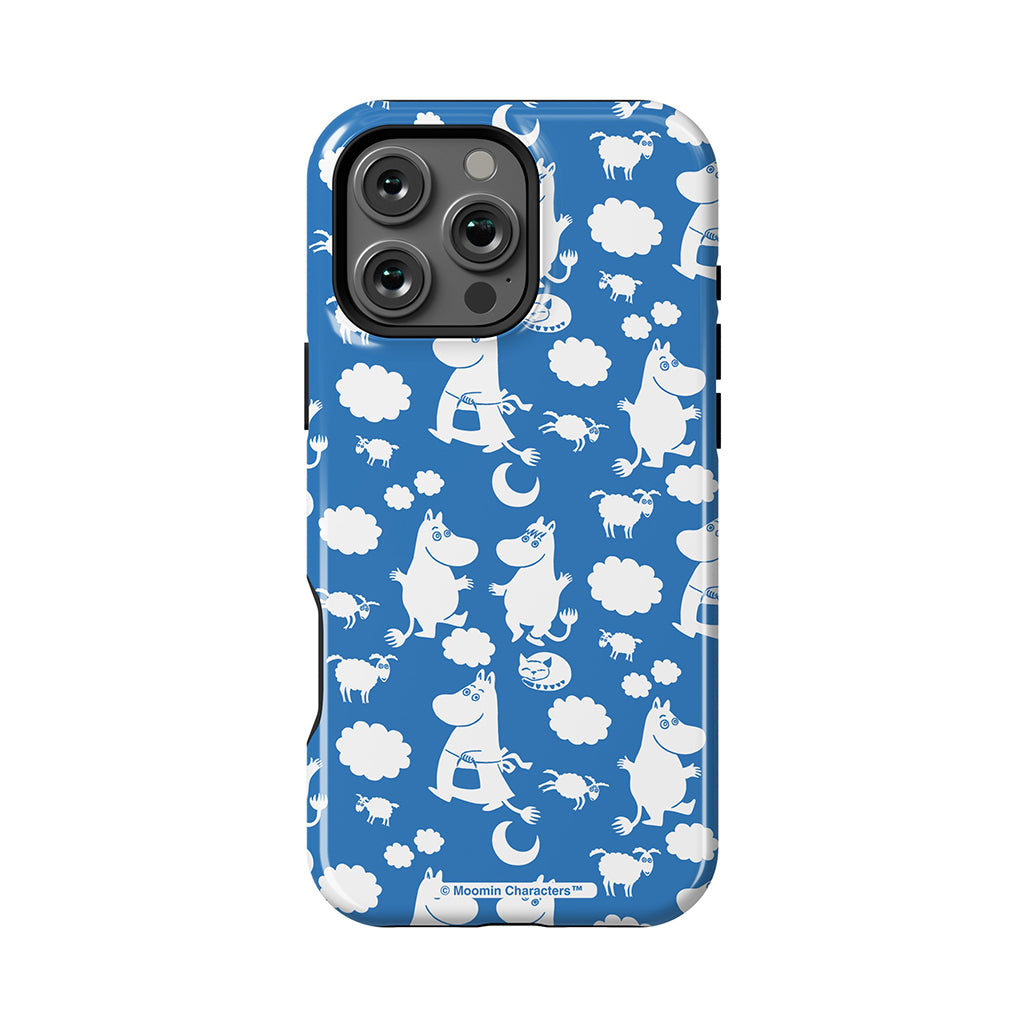 Moomins In The Clouds Apple iPhone Tough Case