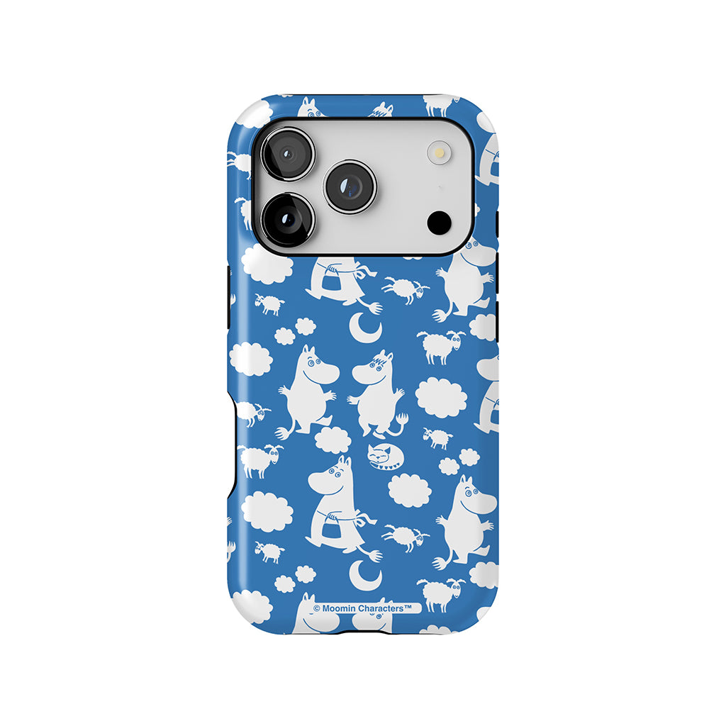 Moomins In The Clouds Apple iPhone Tough Case