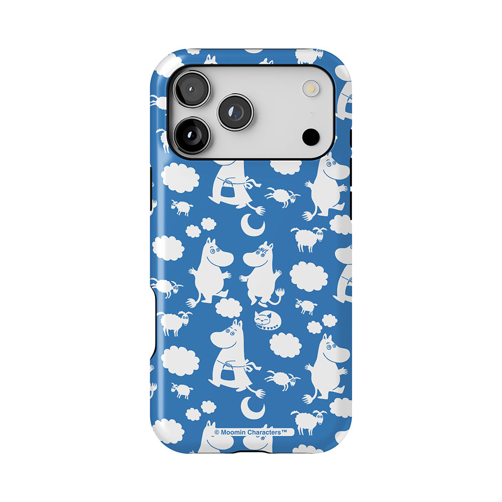 Moomins In The Clouds Apple iPhone Tough Case