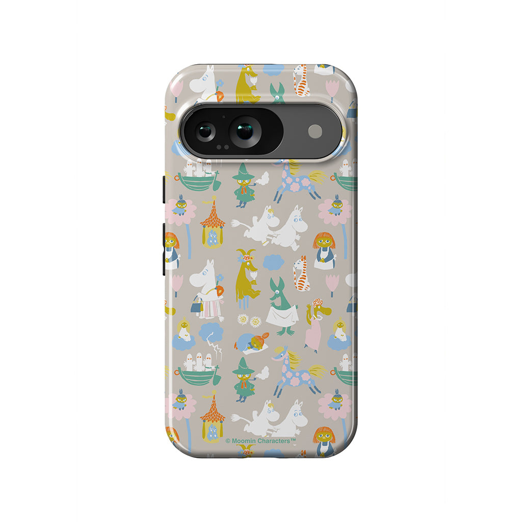 Moomin Characters II Google Pixel Tough Case - Casestry | Moomin Shop US