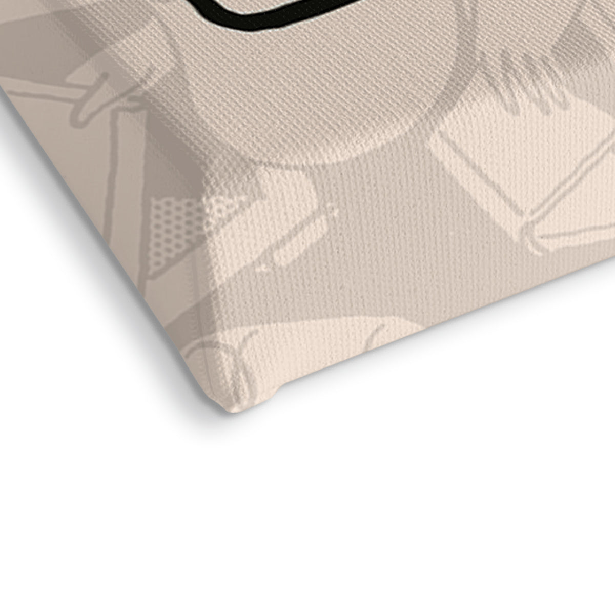 Moominpappa Slippery Deck Stretched Canvas