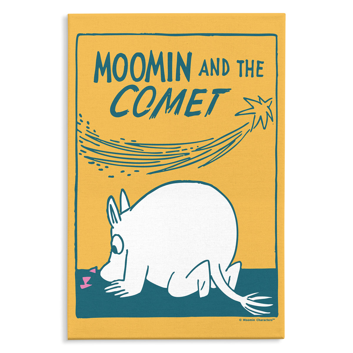 Moomin And The Comet Stretched Canvas | Moomin Shop United States