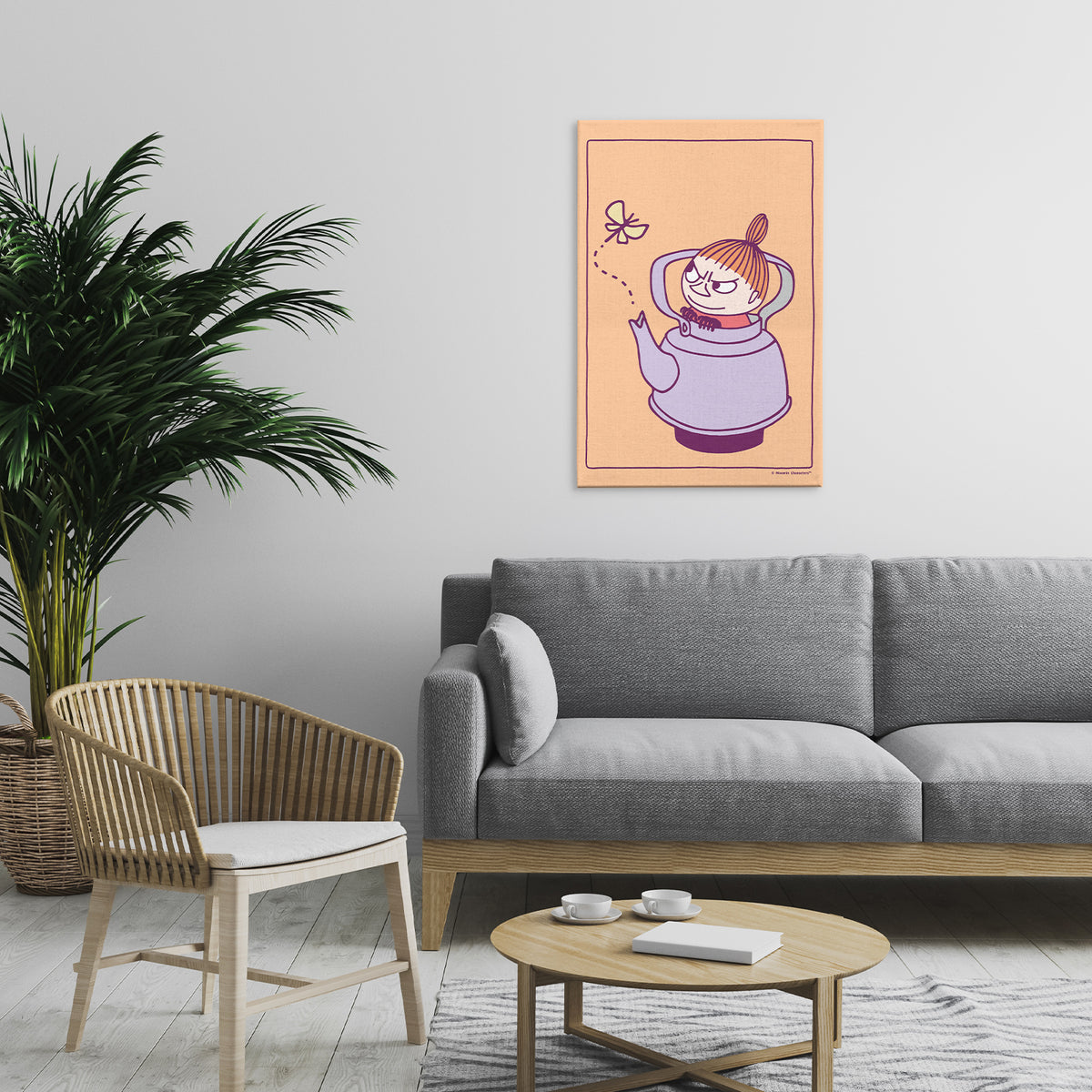 Little My Teapot Stretched Canvas