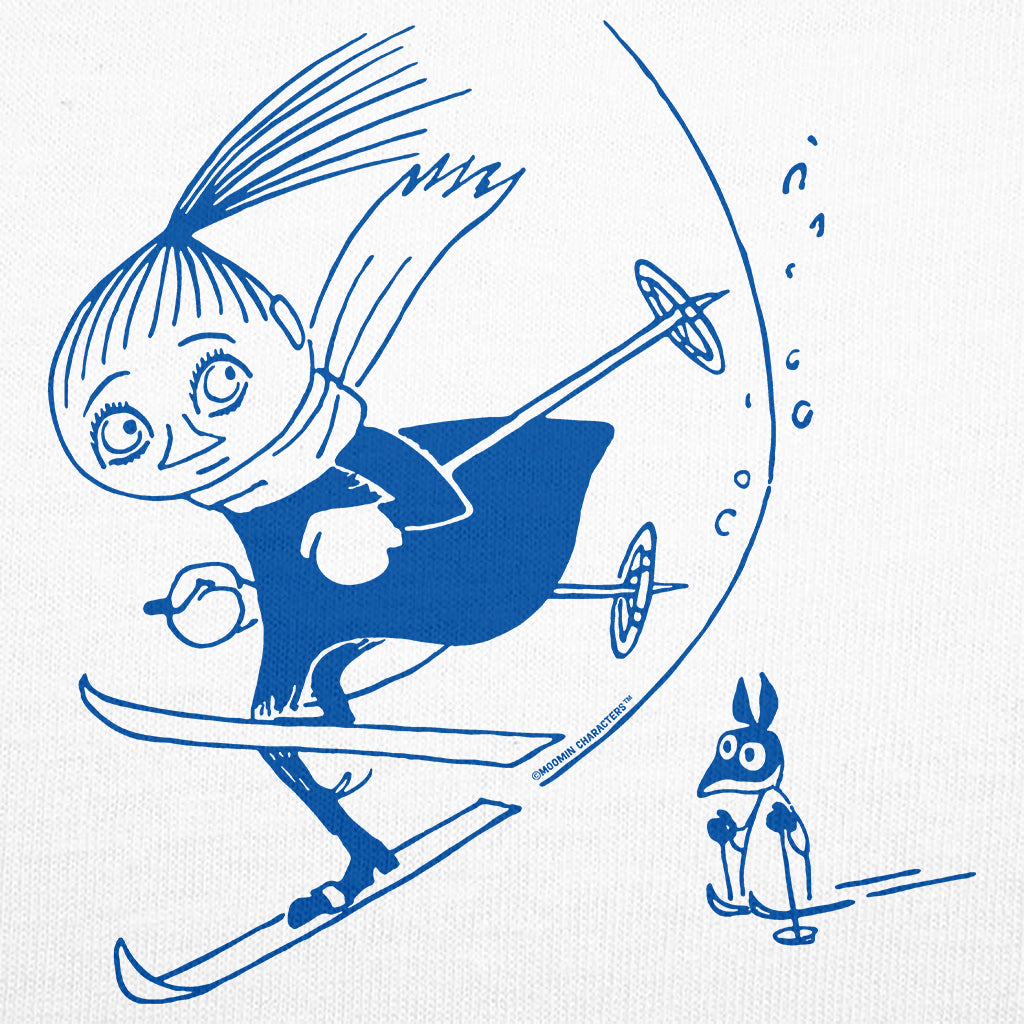 Blue Mymble Skiing Winter Games Sports Adult T-Shirt