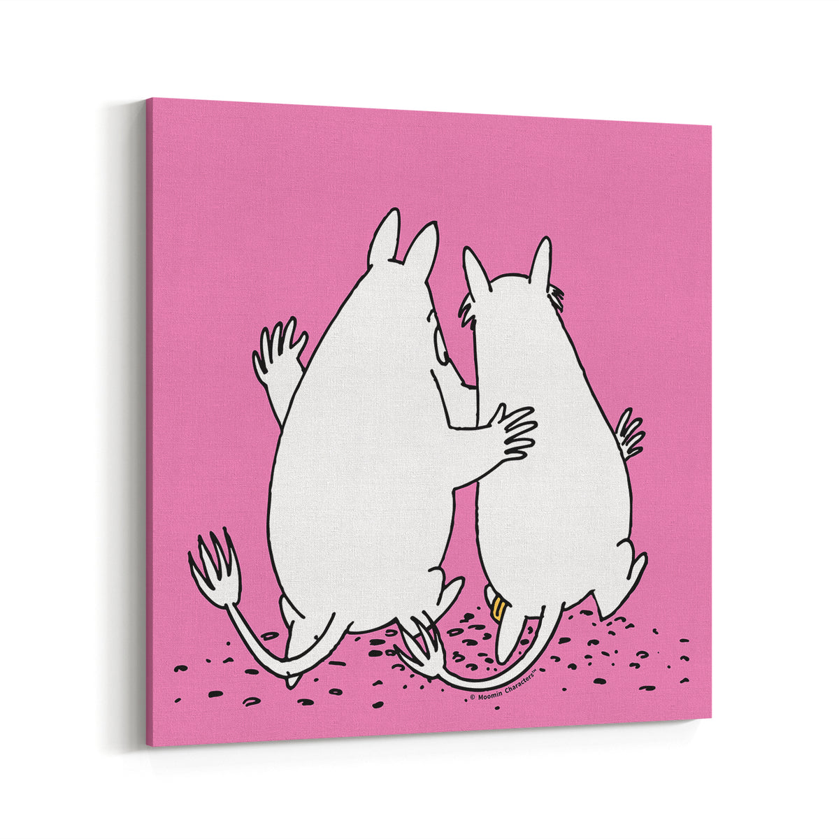 Moomintroll & Snorkmaiden Best Friends Stretched Canvas