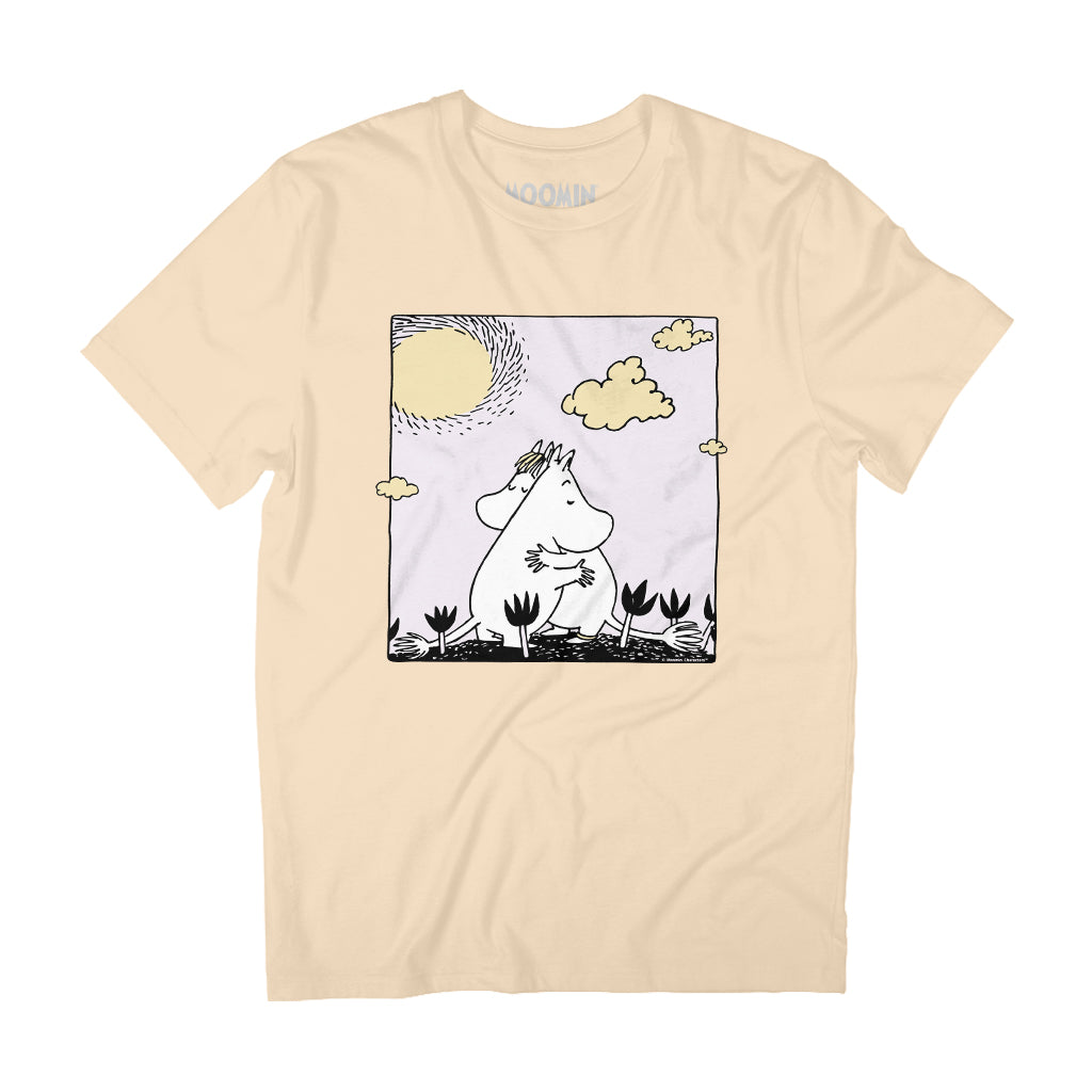 Moomintroll & Snorkmaiden Hugging Love Adult T-Shirt