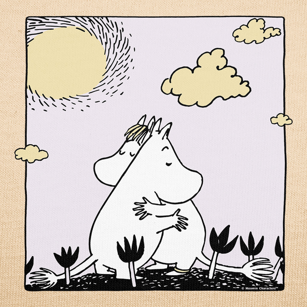 Moomintroll & Snorkmaiden Hugging Love Adult T-Shirt