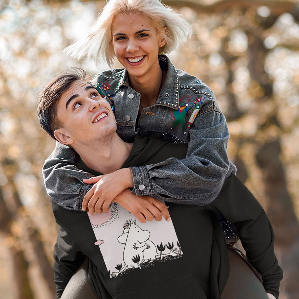 Moomintroll & Snorkmaiden Love Hugs Adult Hoodie