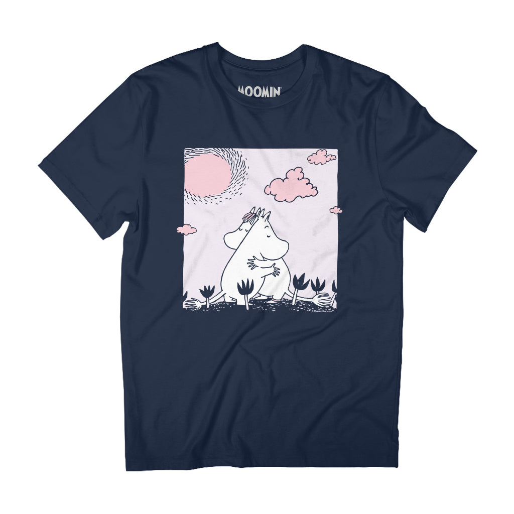 Moomintroll & Snorkmaiden Love Hugs Adult T-Shirt | Moomin Shop US