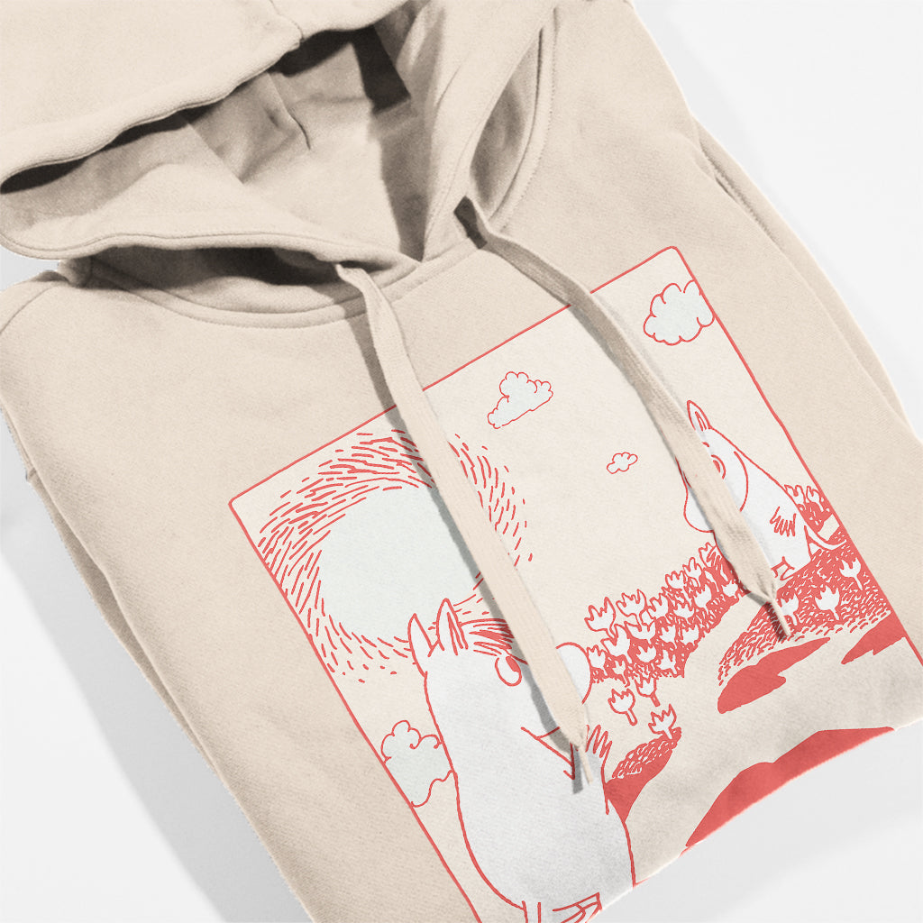 Snorkmaiden Waving To Moomintroll Love Adult Hoodie | Moomin Shop US