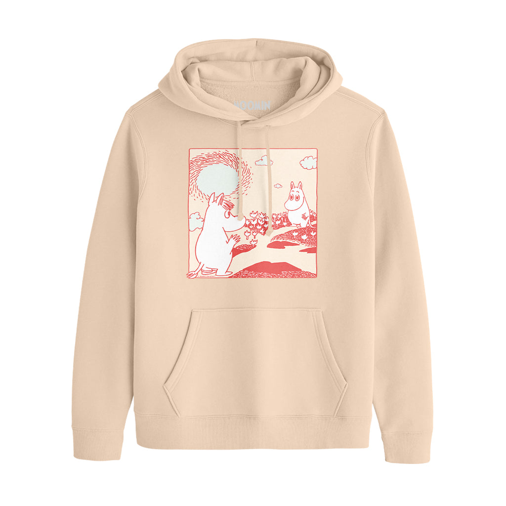 Snorkmaiden Waving To Moomintroll Love Adult Hoodie