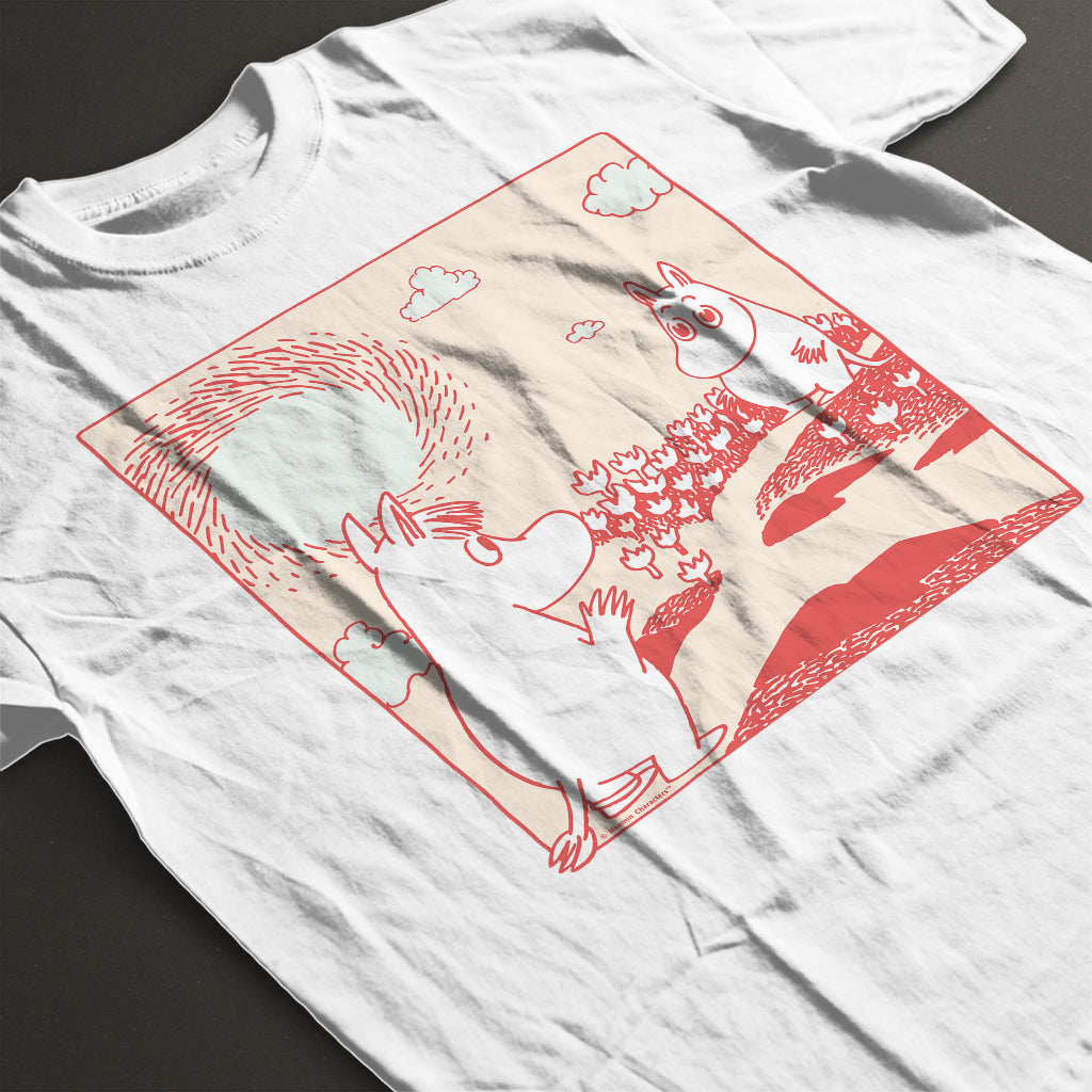 Snorkmaiden Waving To Moomintroll Love Adult T-Shirt