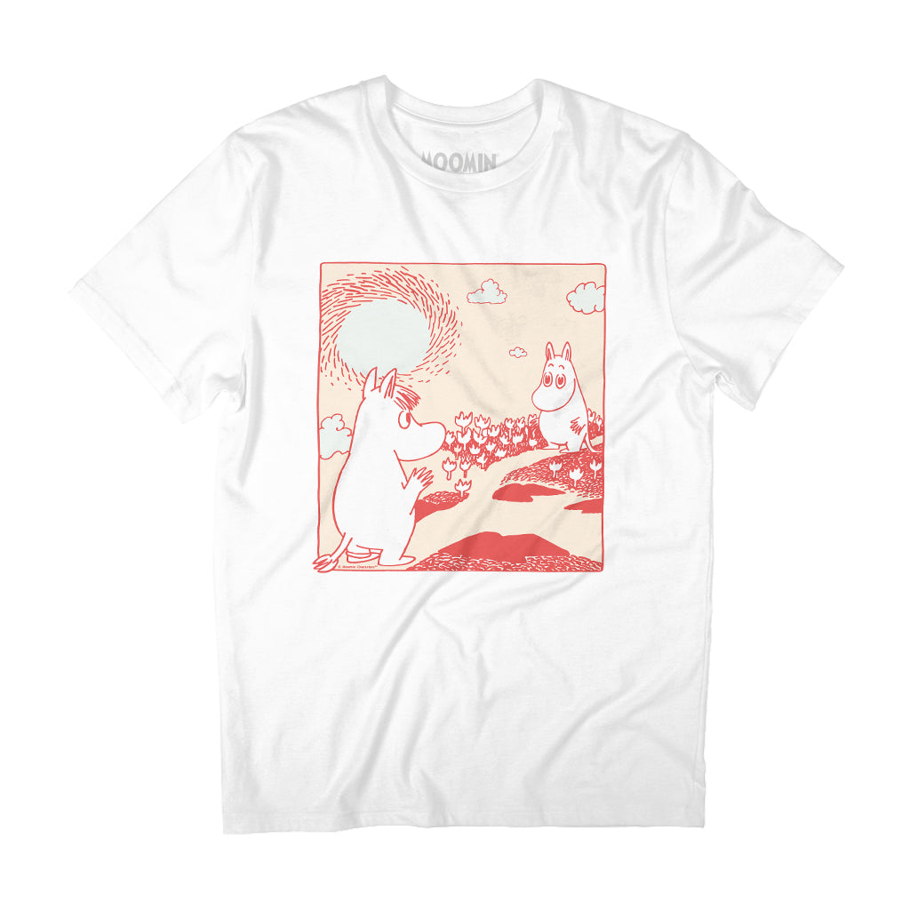 Snorkmaiden Waving To Moomintroll Love Adult T-Shirt | Moomin Shop US