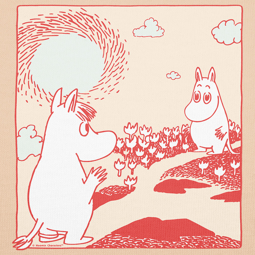 Snorkmaiden Waving To Moomintroll Love Adult Hoodie