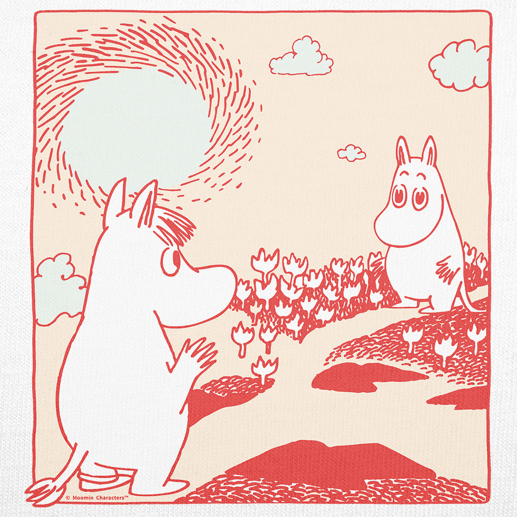 Snorkmaiden Waving To Moomintroll Love Adult T-Shirt