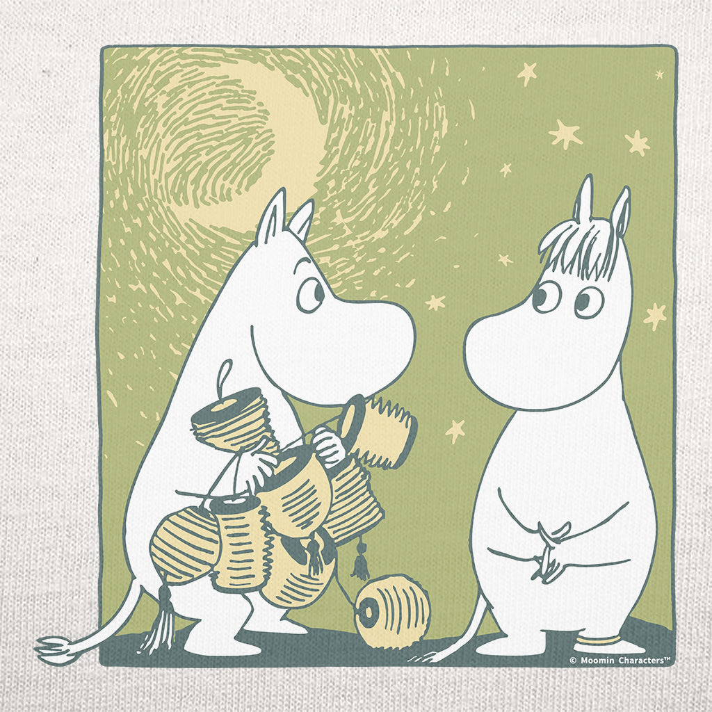 Moomintroll & Snorkmaiden Love Lanterns Adult Hoodie