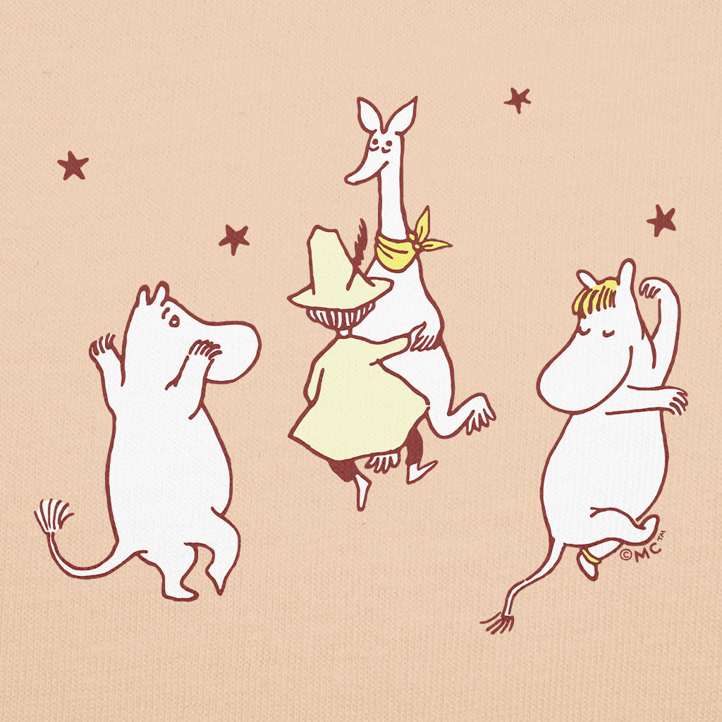 Comet in Moominland Moomintroll, Snorkmaiden & Snufkin Happy Dance Adult Hoodie