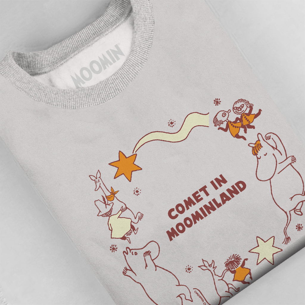 Comet in Moominland Moomintroll, Snorkmaiden & Friends Happy Circle Dance Adult Sweatshirt