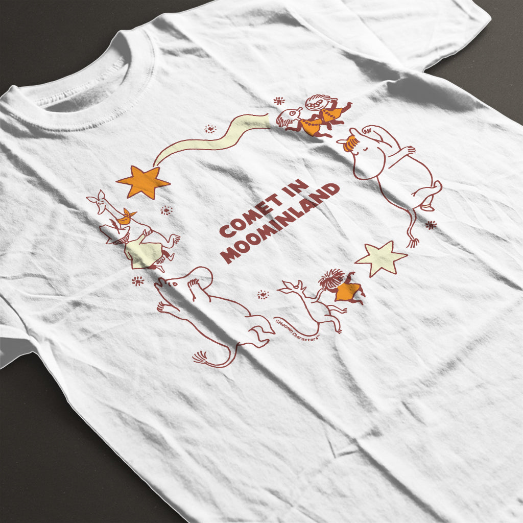 Comet in Moominland Moomintroll, Snorkmaiden & Friends Happy Circle Dance Adult T-Shirt
