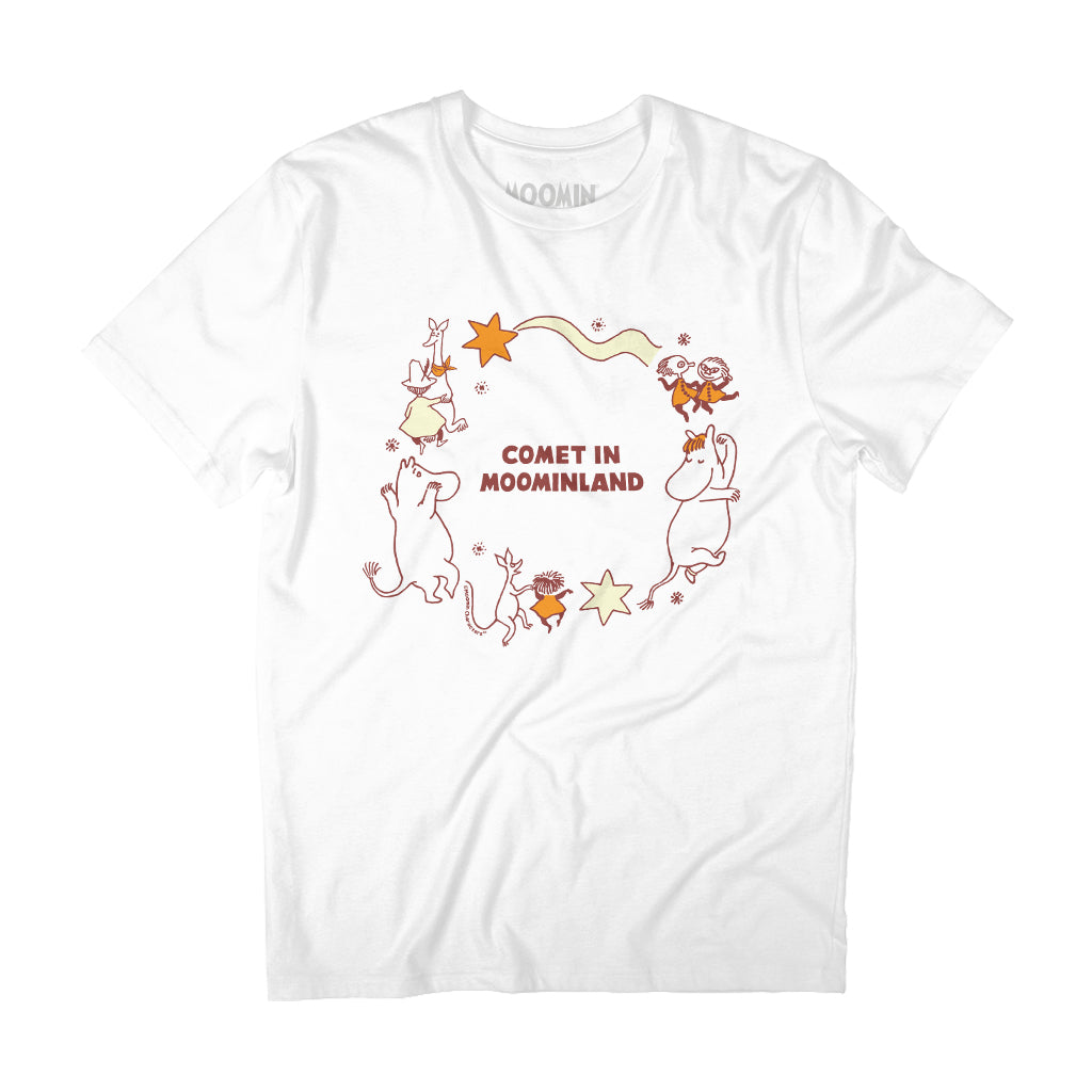 Comet in Moominland Moomintroll, Snorkmaiden & Friends Happy Circle Dance Adult T-Shirt