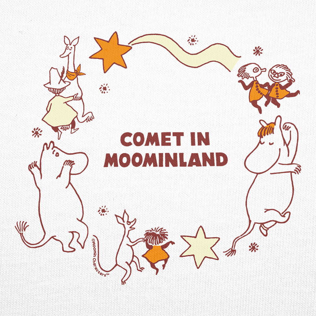 Comet in Moominland Moomintroll, Snorkmaiden & Friends Happy Circle Dance Adult T-Shirt