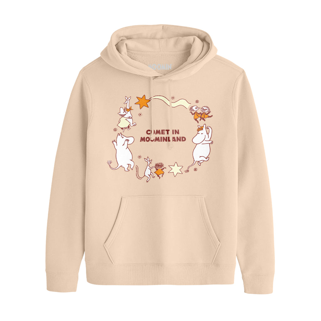 Comet in Moominland Moomintroll Snorkmaiden & Snufkin Happy Circle Dance Adult Hoodie