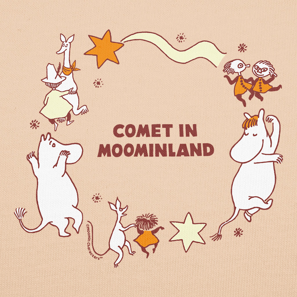 Comet in Moominland Moomintroll Snorkmaiden & Snufkin Happy Circle Dance Adult Hoodie
