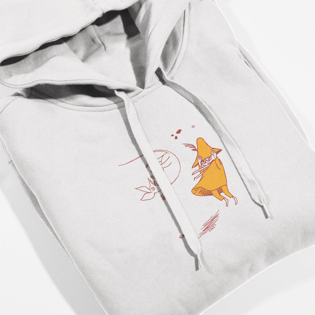 Comet in Moominland Snufkin & Sniff Windy Day Adult Hoodie