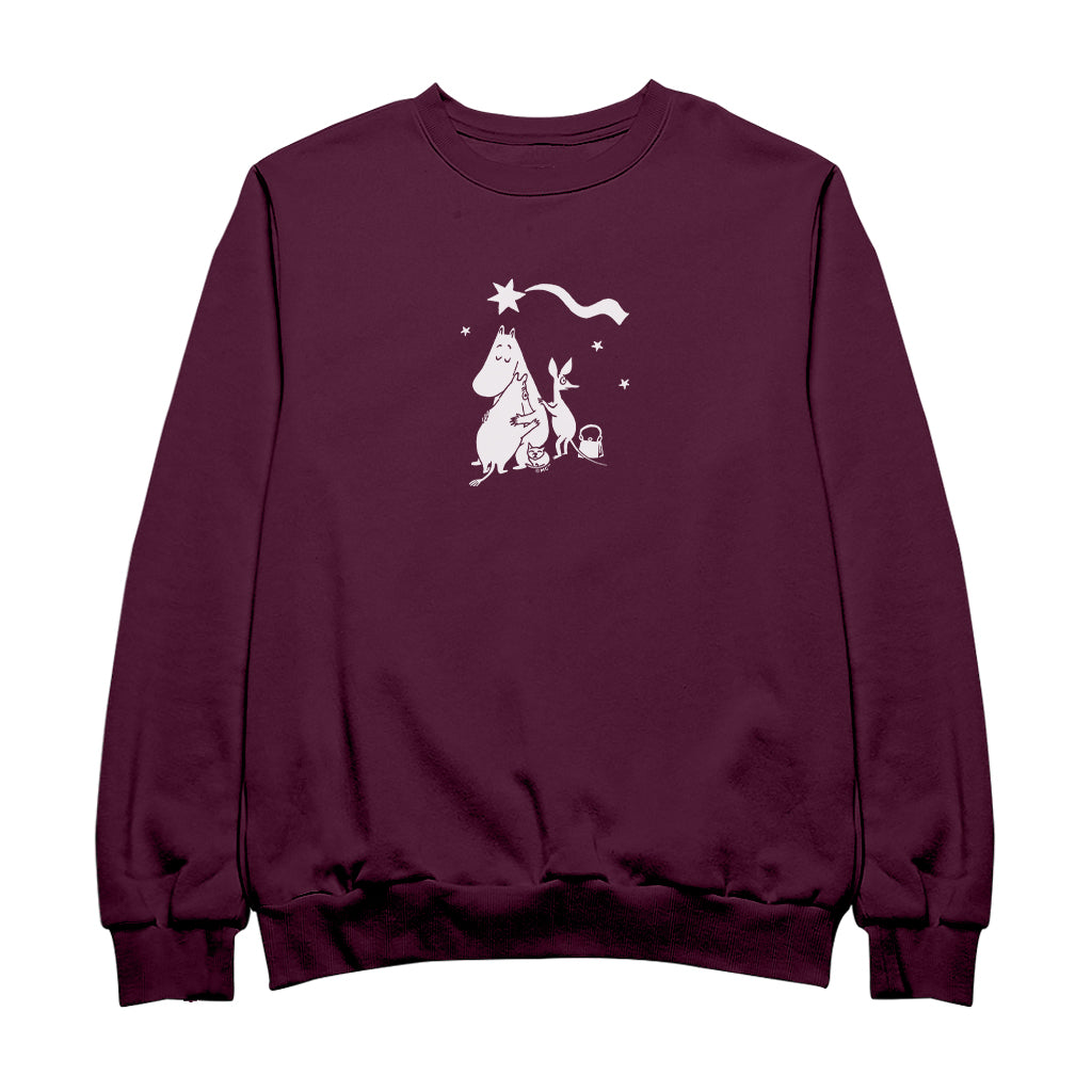 Comet in Moominland Moomintroll & Snorkmaiden Family Hug Adult Sweatshirt