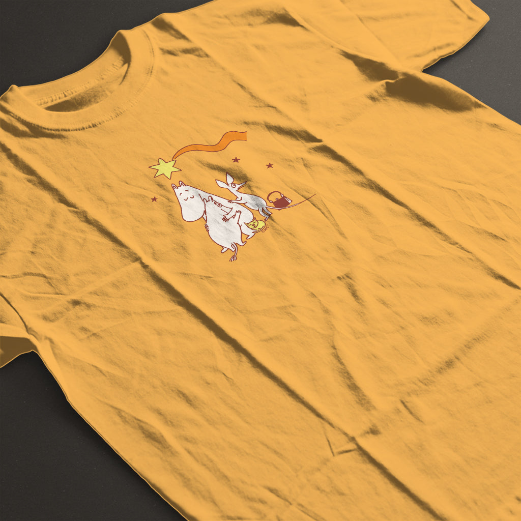 Comet in Moominland Moomintroll & Snorkmaiden Family Hug Adult T-Shirt