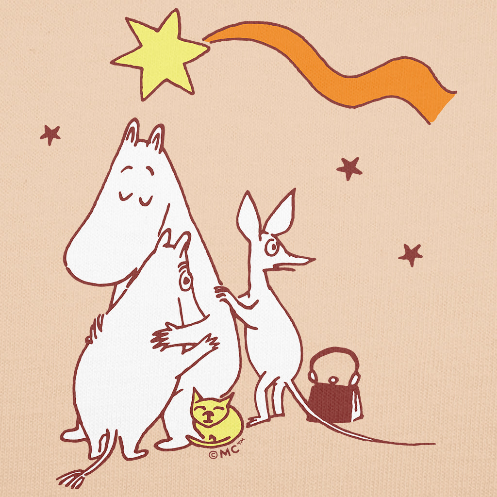 Comet in Moominland Moomintroll & Snorkmaiden Family Hug Adult Hoodie