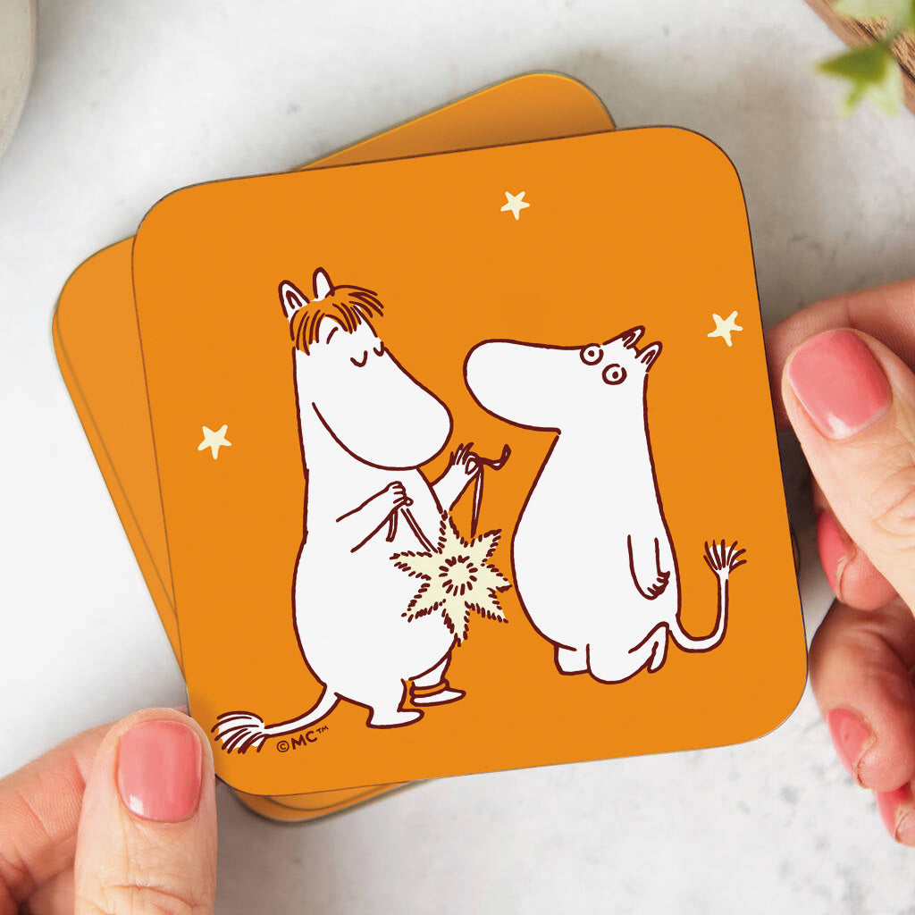Comet in Moominland Moomintroll, Snorkmaiden The Perfect Gift Coaster