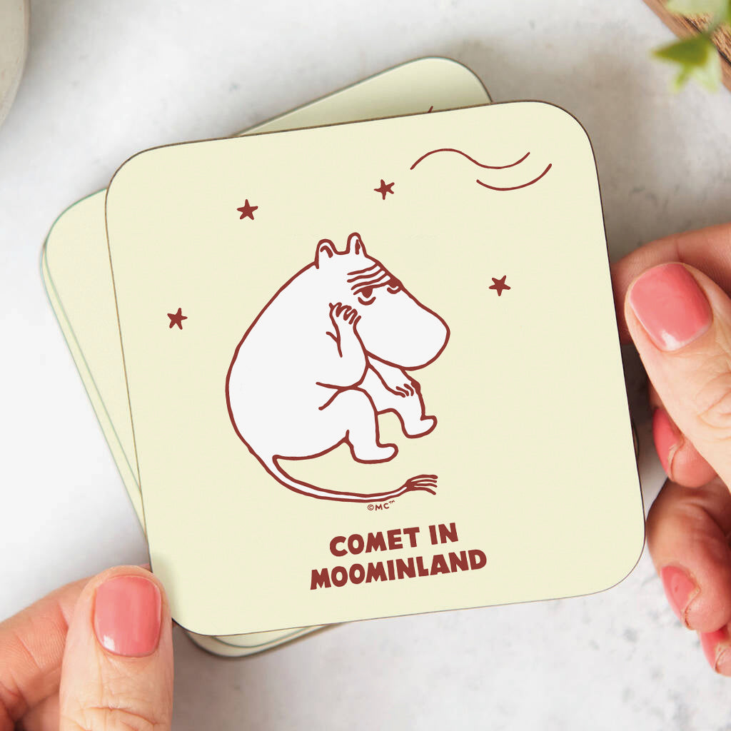 Comet in Moominland Unhappy Moomintroll Coaster