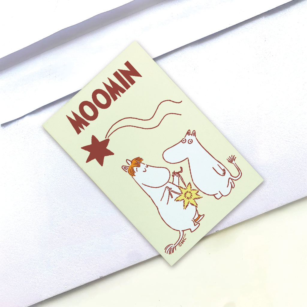 Comet in Moominland Moomintroll, Snorkmaiden The Perfect Gift Rectangle Wooden Magnet
