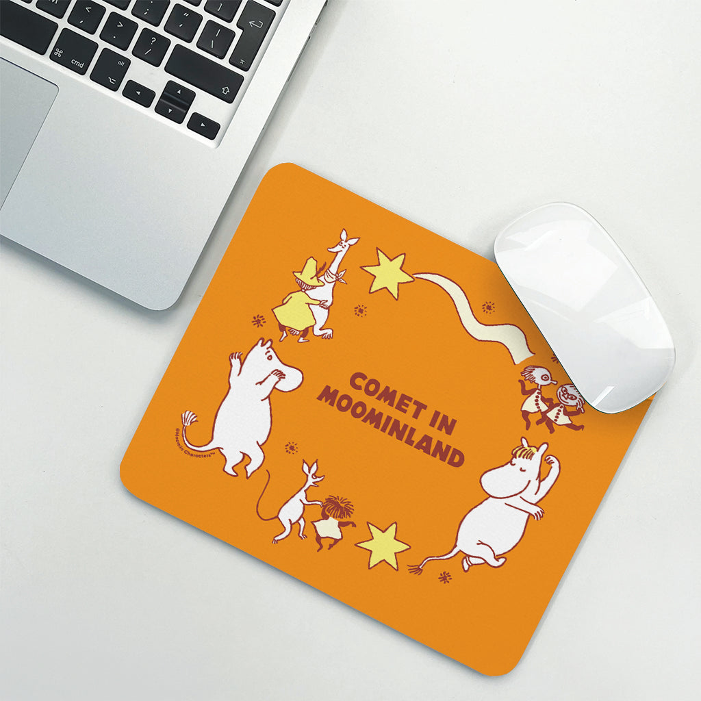 Comet in Moominland Moomintroll, Snorkmaiden & Snufkin Happy Dance Partners Mouse Pad