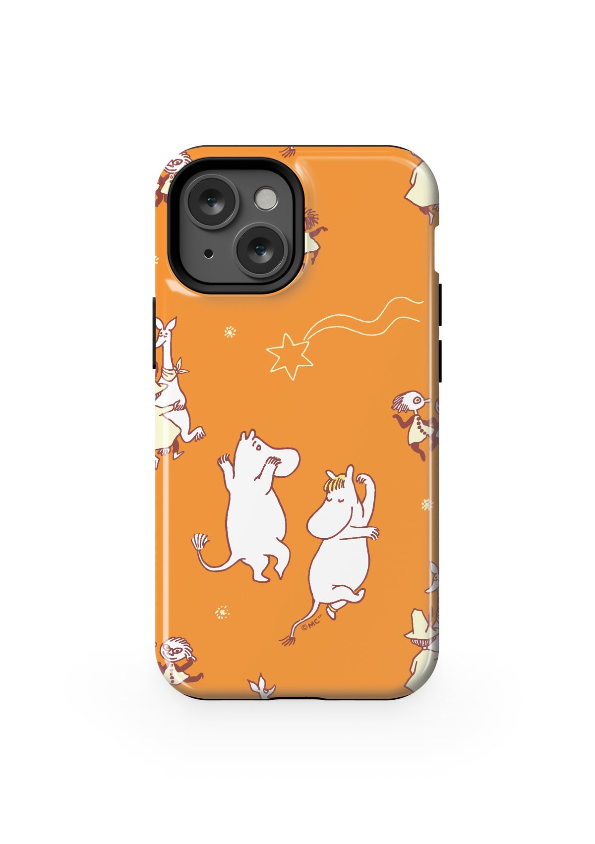 Comet in Moominland Moomintroll, Snorkmaiden & Snufkin Happy Dance Partners II Apple iPhone Tough Case