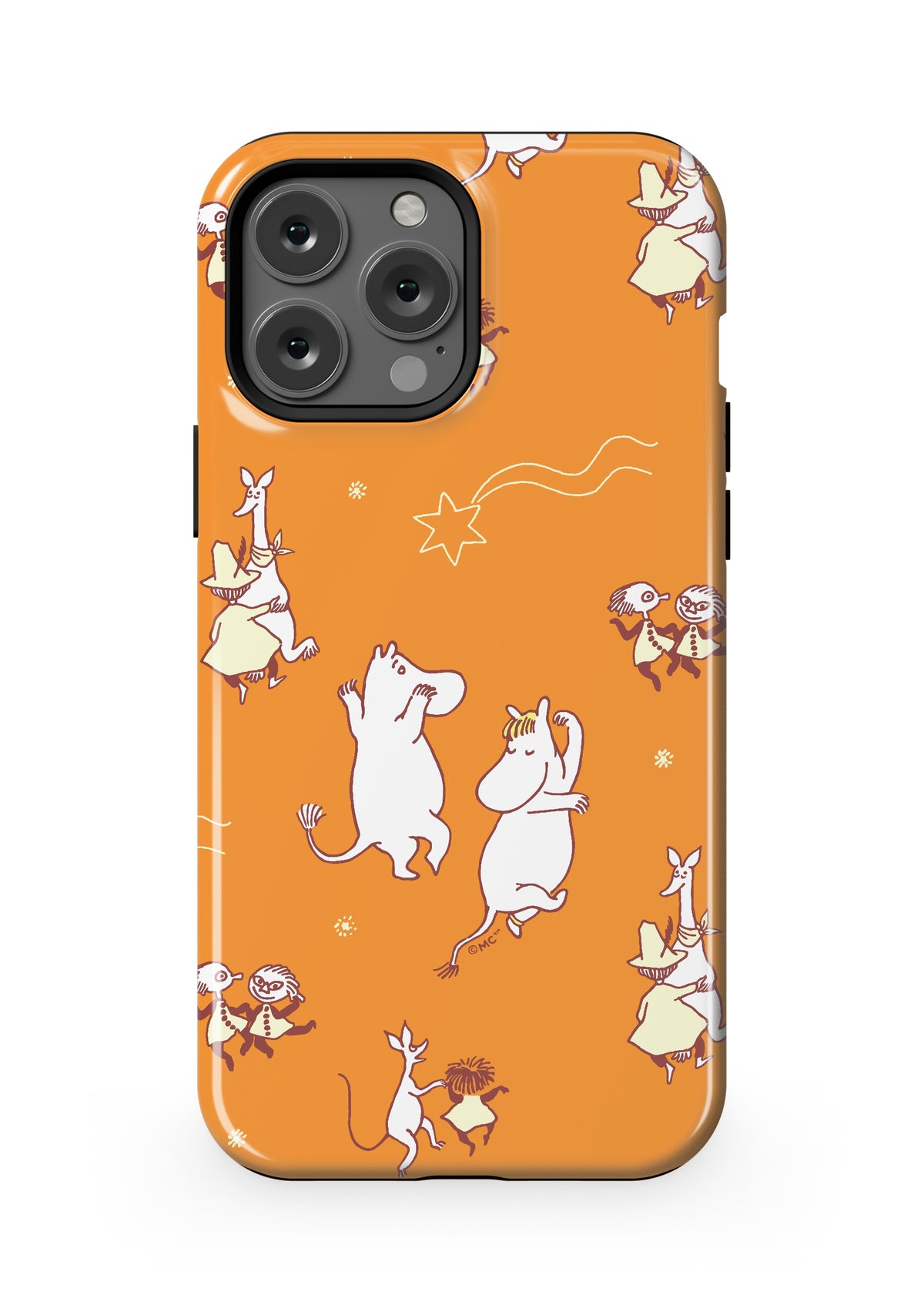 Comet in Moominland Moomintroll, Snorkmaiden & Snufkin Happy Dance Partners II Apple iPhone Tough Case