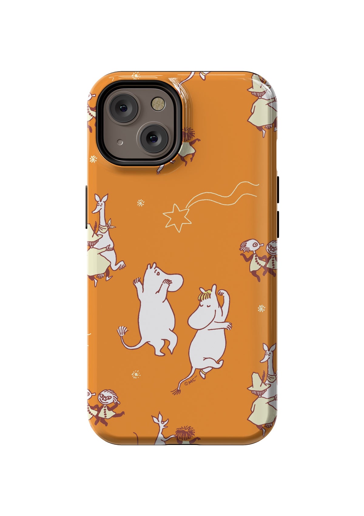 Comet in Moominland Moomintroll, Snorkmaiden & Snufkin Happy Dance Partners II Apple iPhone Tough Case